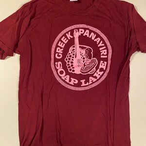 Jerzees Maroon Graphic Tee